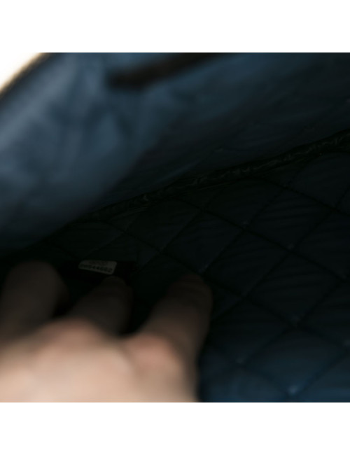 CHANEL clutch in multicolored quilted canvas