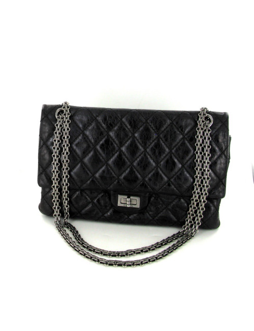 Sac 2.55 CHANEL TM noir irisé