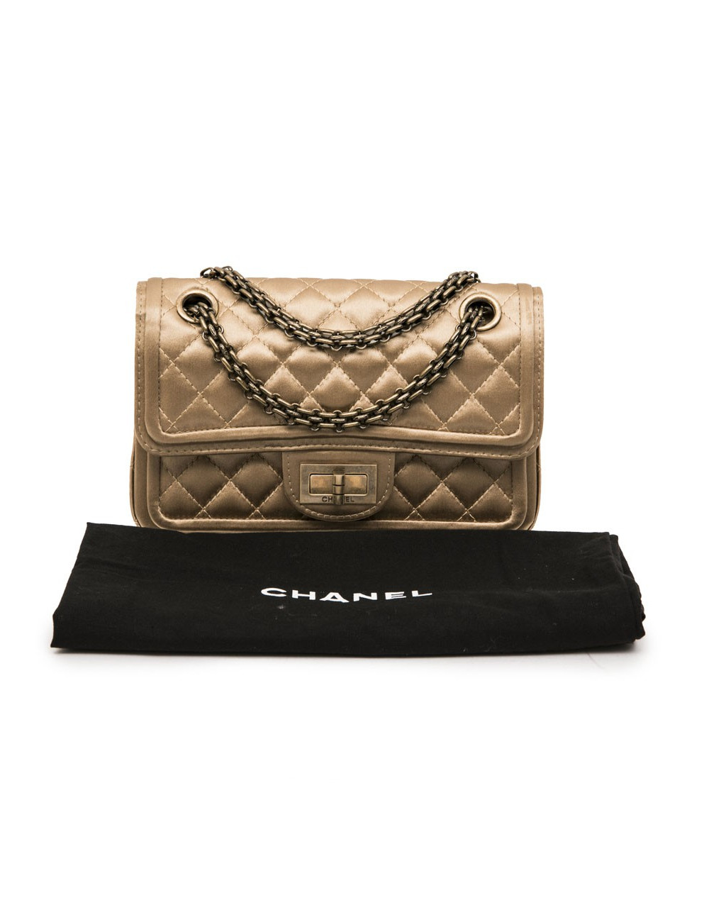 Sac CHANEL "Paris-Shanghai" en satin duchesse