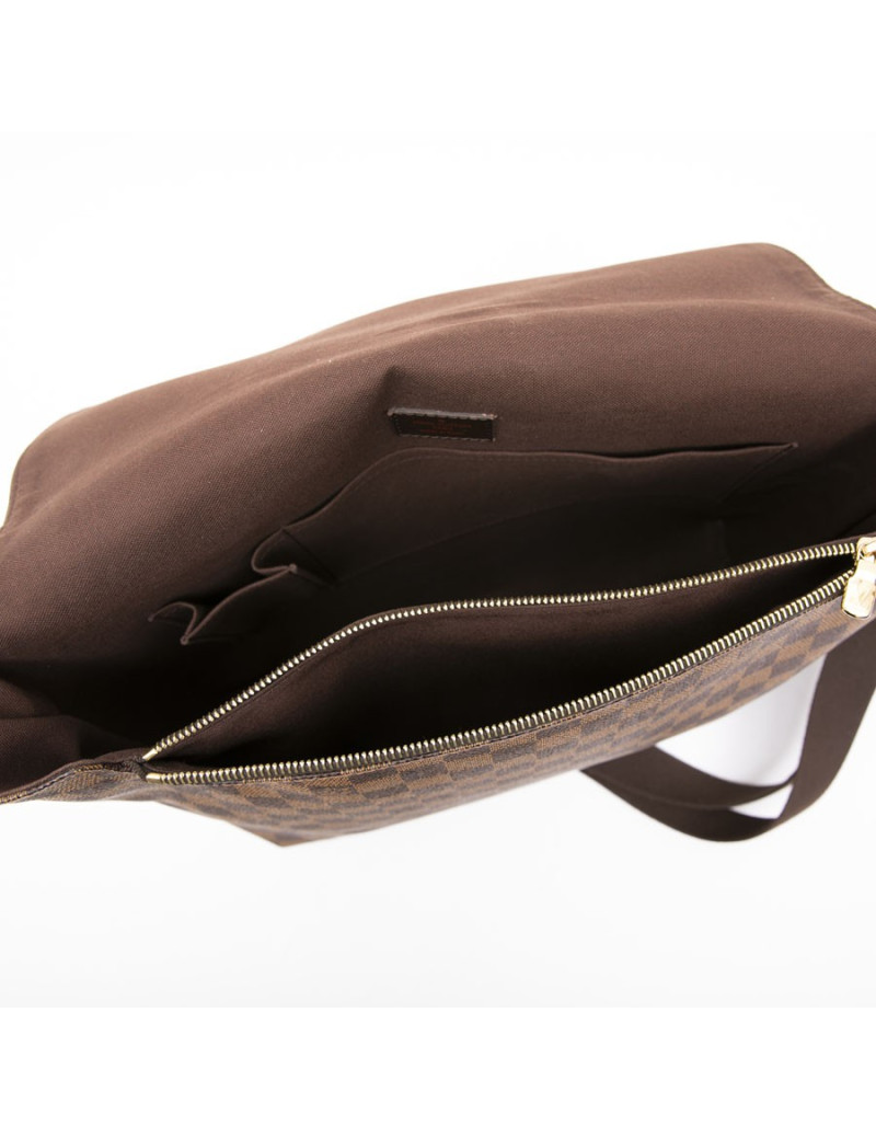 LOUIS VUITTON Brooklyn GM bag in ebony damier canvas