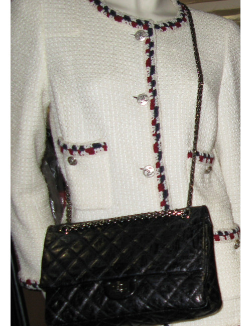 Sac 2.55 CHANEL TM noir irisé