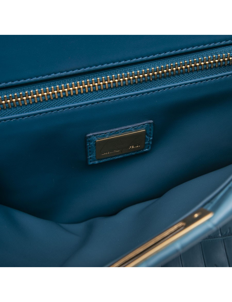 Peekaboo Fendi bleu turquoise