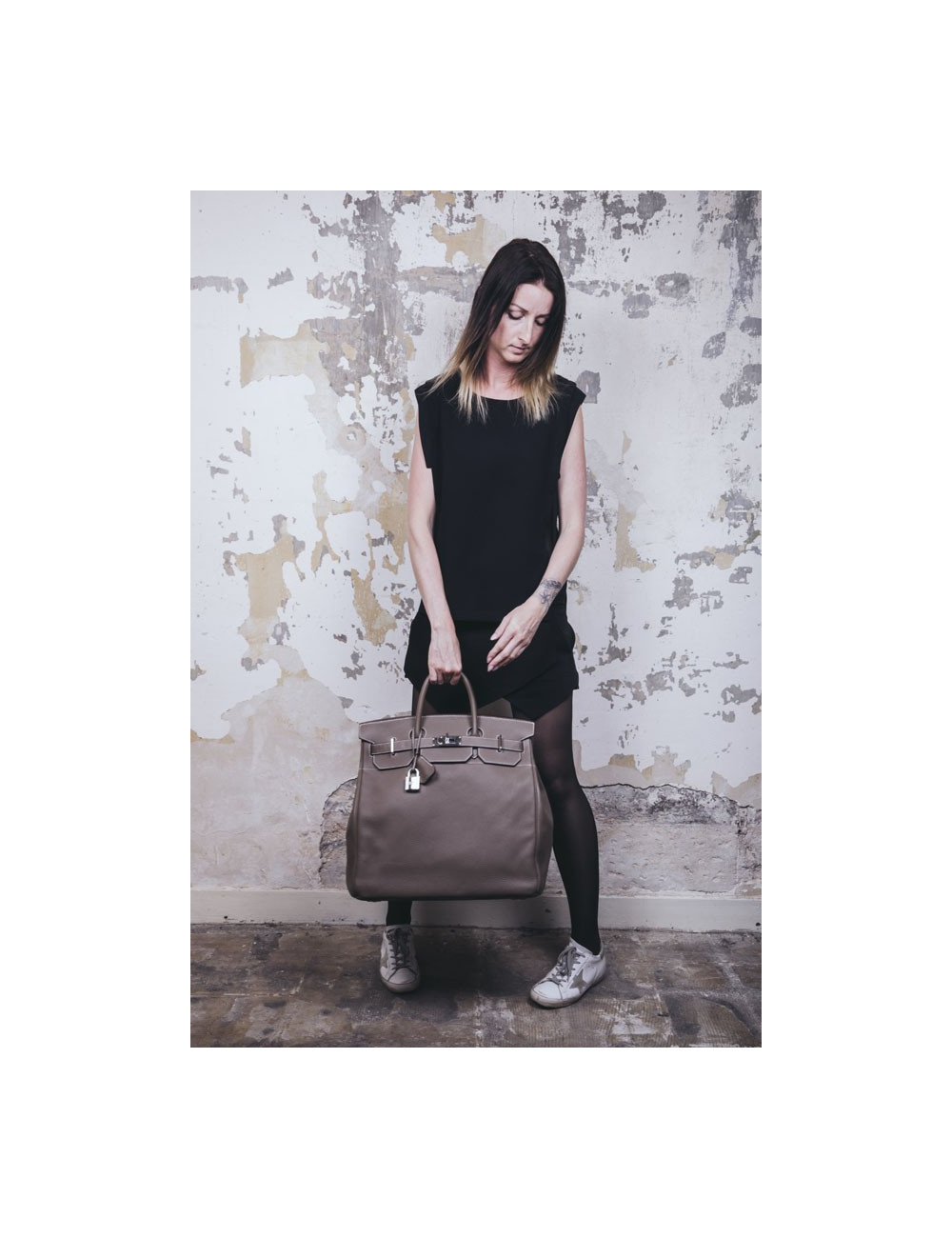 BIRKIN 50 HERMES étoupe