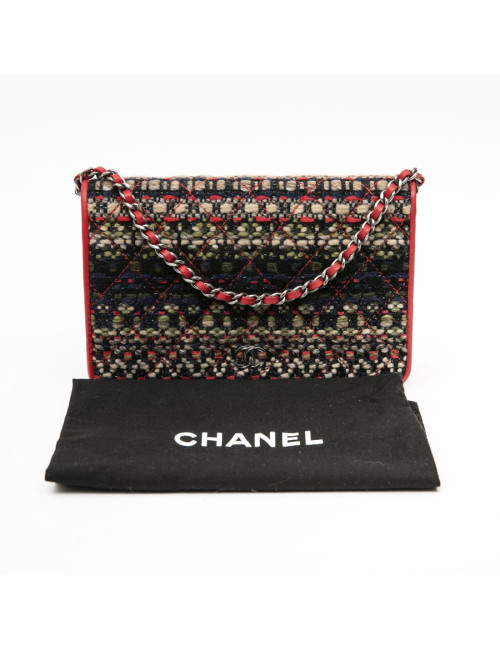 Mini sac wallet  CHANEL "Paris-Salsburg" tweed multicolore