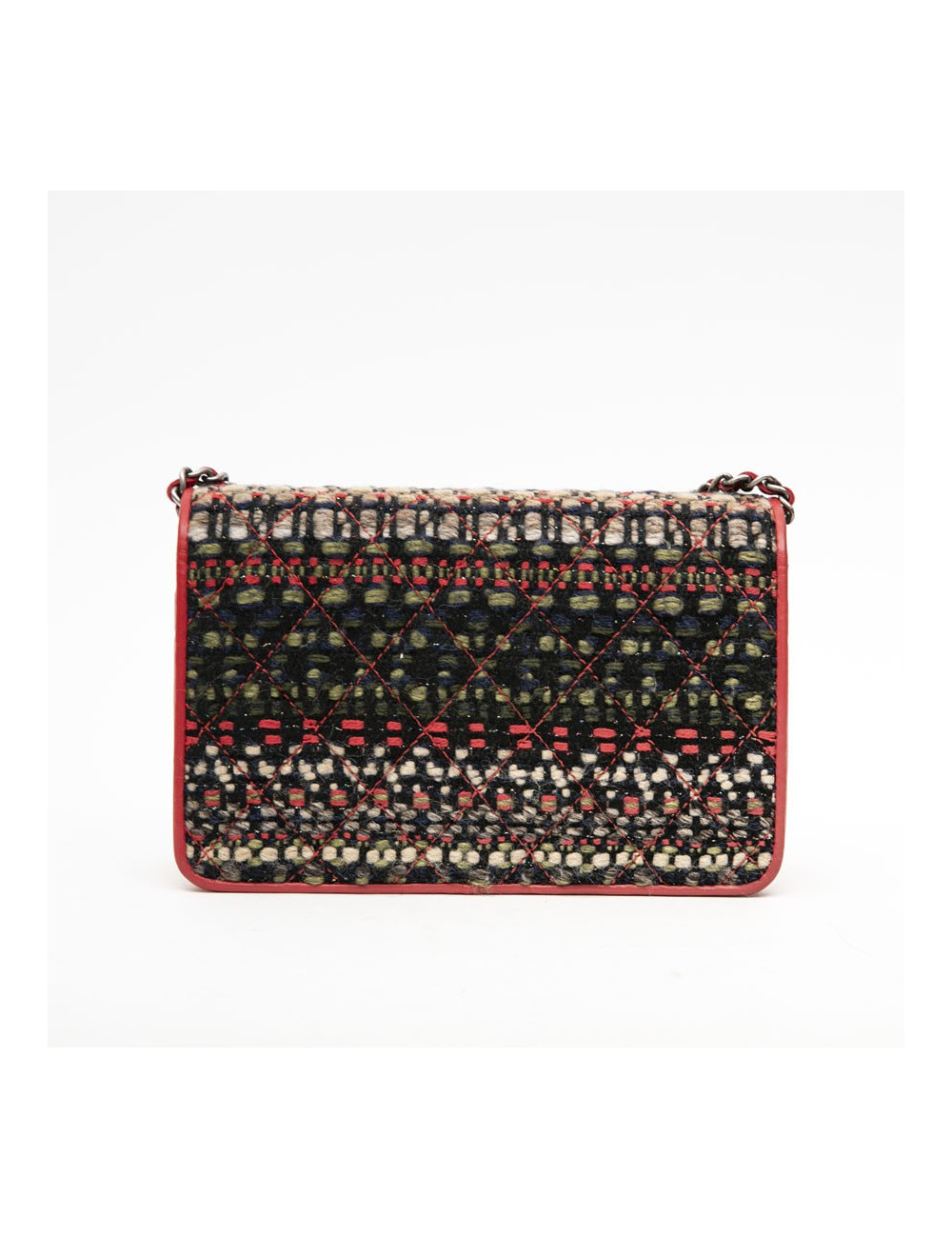 Mini sac wallet  CHANEL "Paris-Salsburg" tweed multicolore