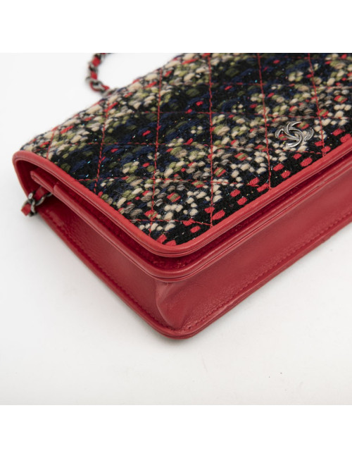 Mini sac wallet  CHANEL "Paris-Salsburg" tweed multicolore
