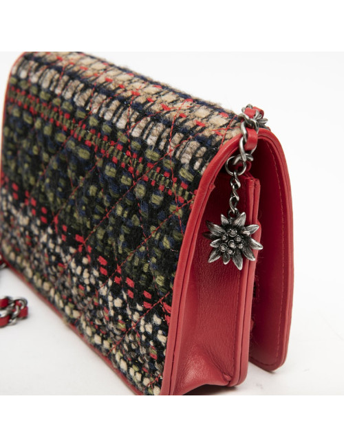 Mini sac wallet  CHANEL "Paris-Salsburg" tweed multicolore