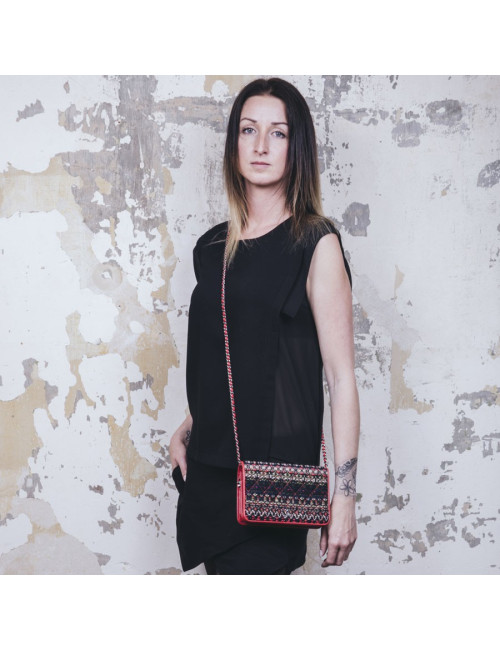 Mini sac wallet  CHANEL "Paris-Salsburg" tweed multicolore