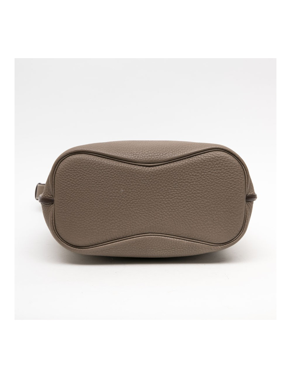 HERMES So Kelly bag in étoupe clémence taurillon leather