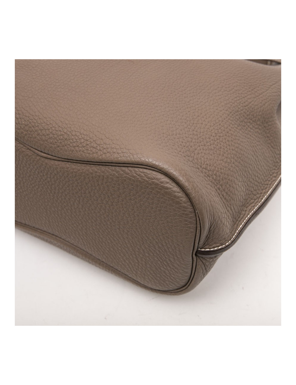 HERMES So Kelly bag in étoupe clémence taurillon leather