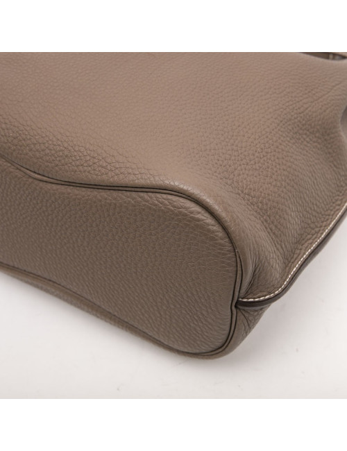 HERMES So Kelly bag in étoupe clémence taurillon leather