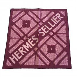 Gavroche HERMES en coton violet