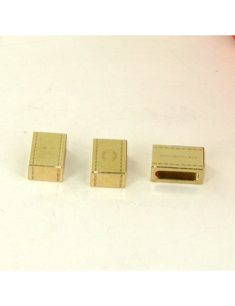 3 Anneaux dorés Hermès pour twilly