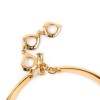 Parure collier et bracelet YSL YVES SAINT LAURENT Vintage en métal doré et strass
