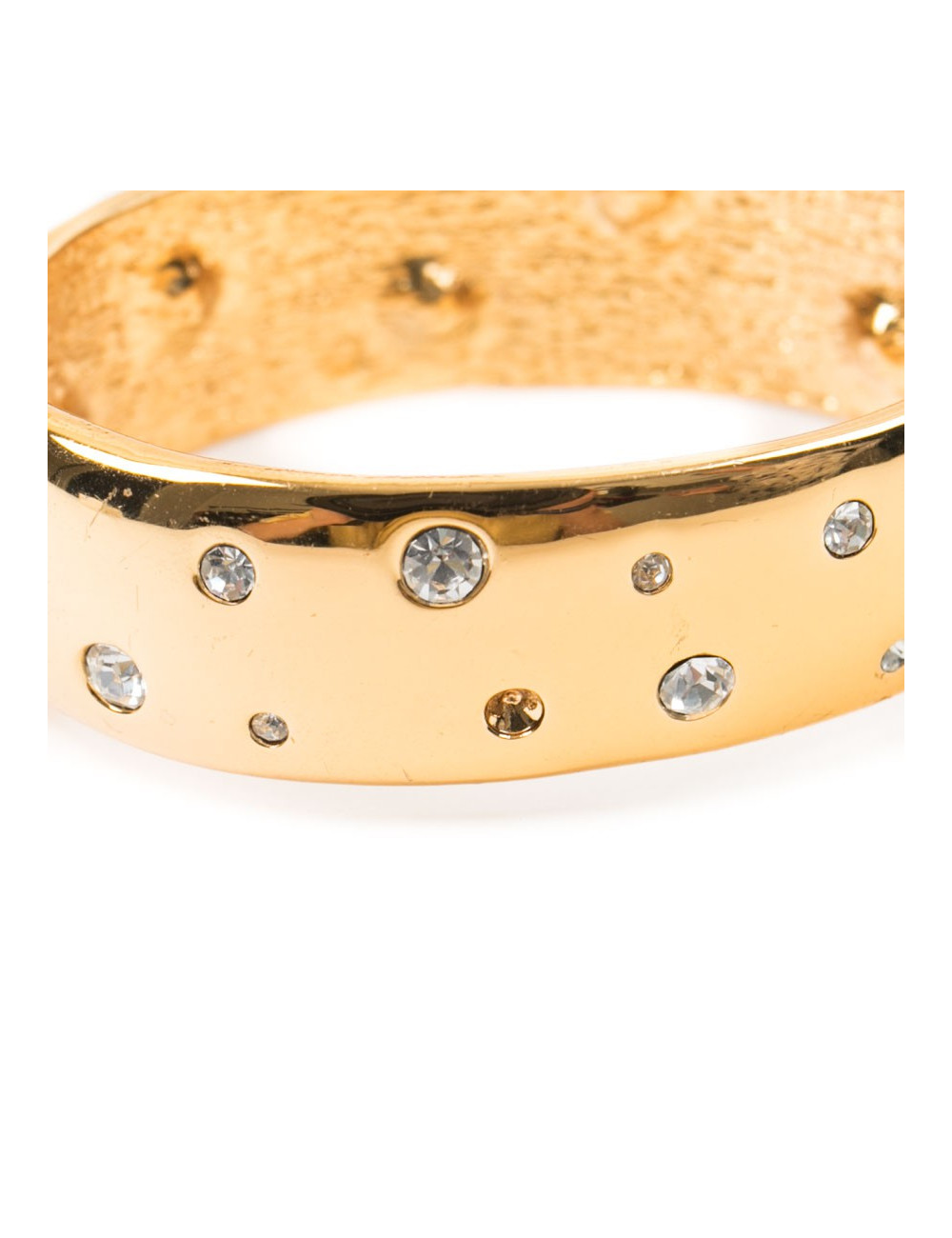 YVES SAINT LAURENT YSL Vintage gilded bracelet and necklace set