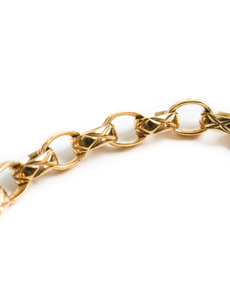 Bracelet CHANEL métal doré vintage