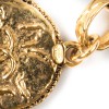 CHANEL vintage chain and medal bracelet in gilt metal