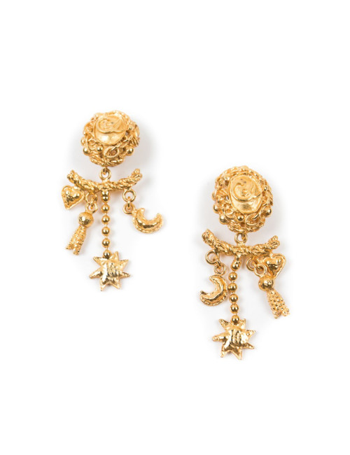 Boucles d'oreilles clips CHRISTIAN LACROIX vintage
