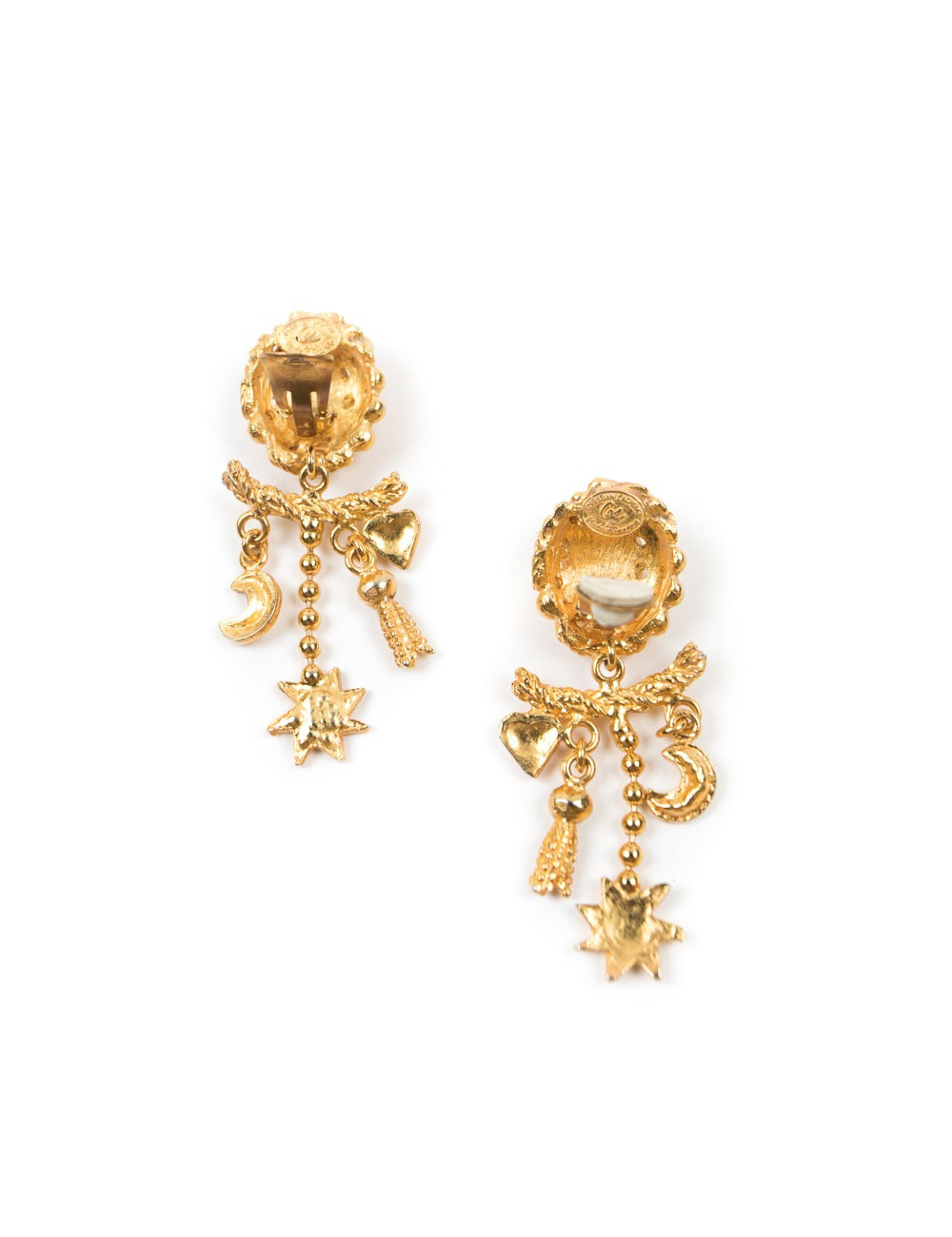 Boucles d'oreilles clips CHRISTIAN LACROIX vintage