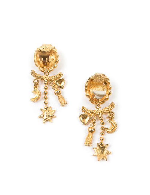 Boucles d'oreilles clips CHRISTIAN LACROIX vintage