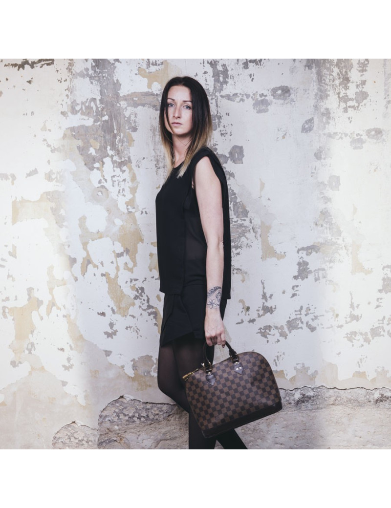 Sac Alma LOUIS VUITTON toile damier