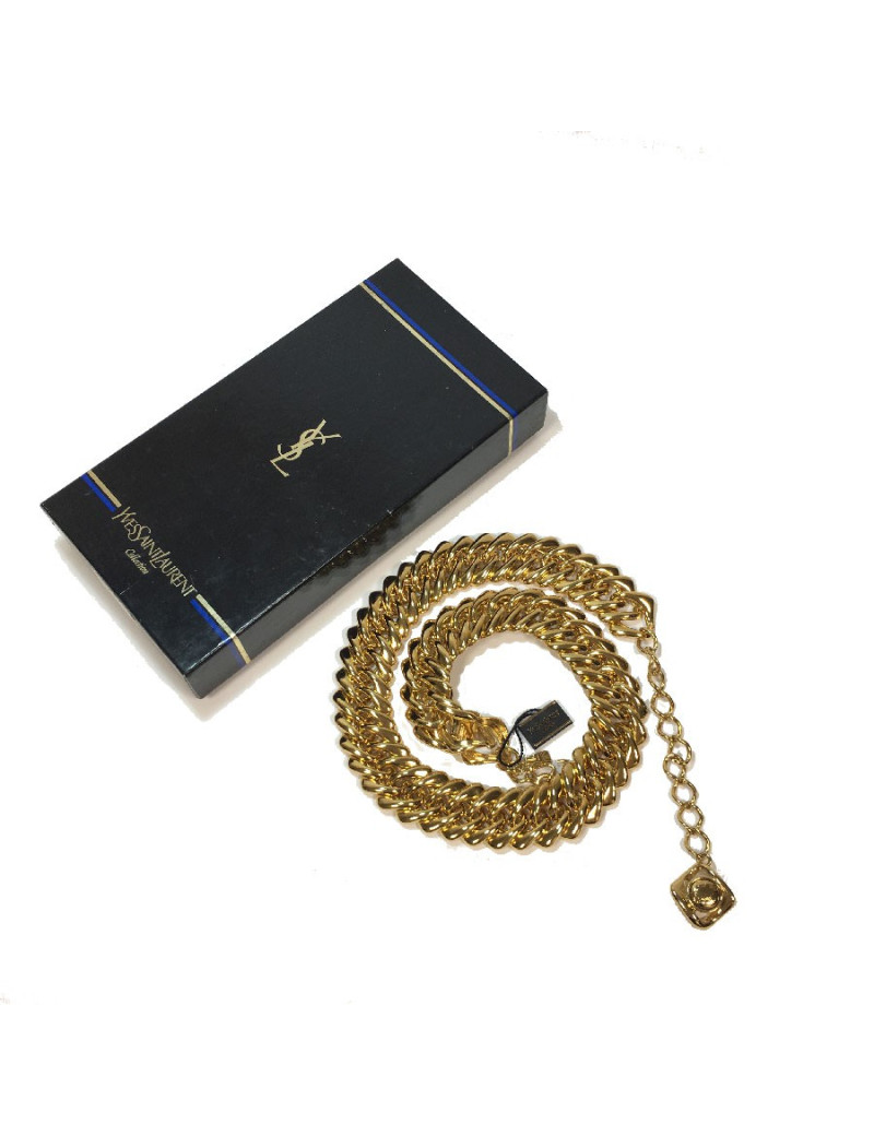 Ceinture YVES SAINT LAURENT chaine dorée