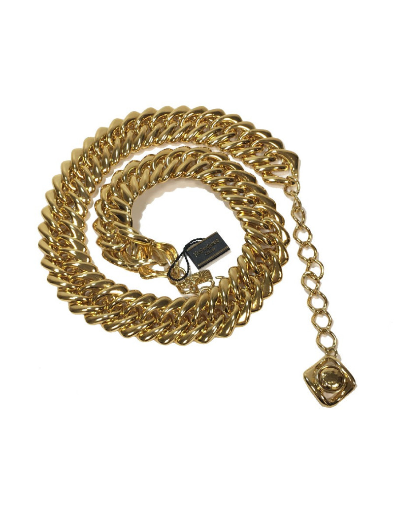 Ceinture YVES SAINT LAURENT chaine dorée