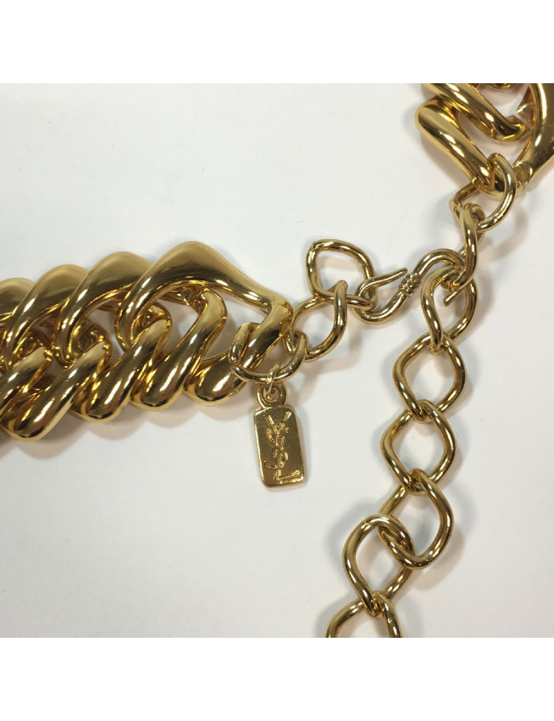 Ceinture YVES SAINT LAURENT chaine dorée