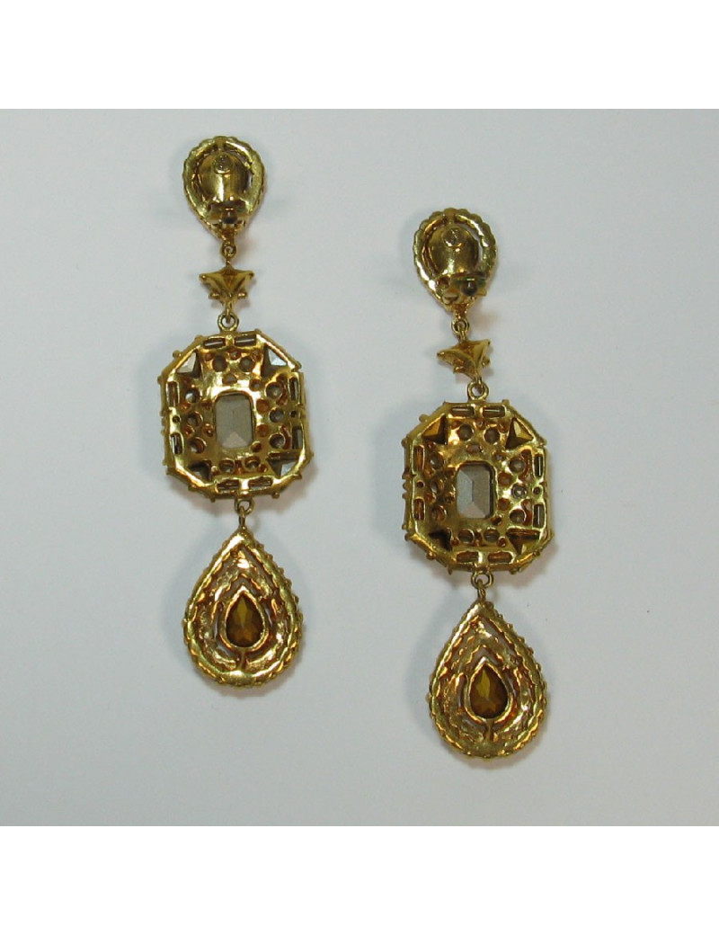 Boucles d'oreilles clips YVES SAINT LAURENT
