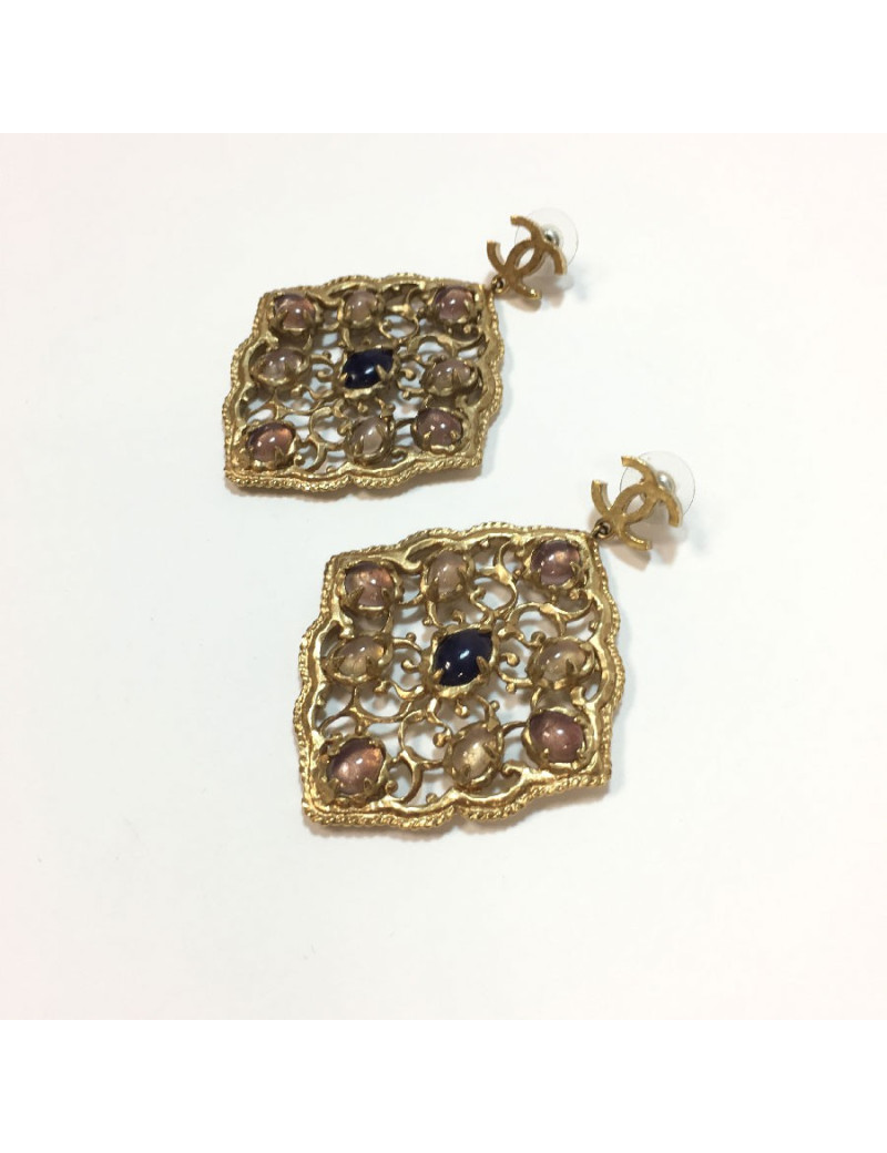 Boucles d'oreilles clous CHANEL Couture