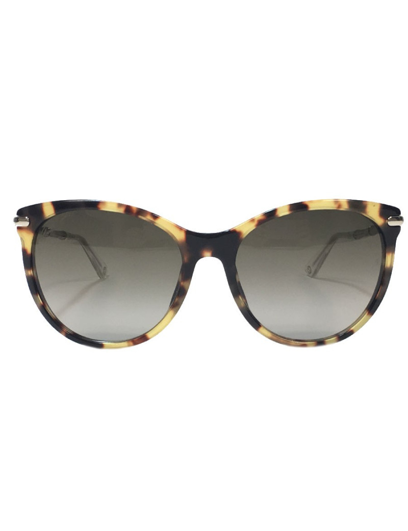 Lunettes de soleil GUCCI branches métal bambou et écaille de tortue