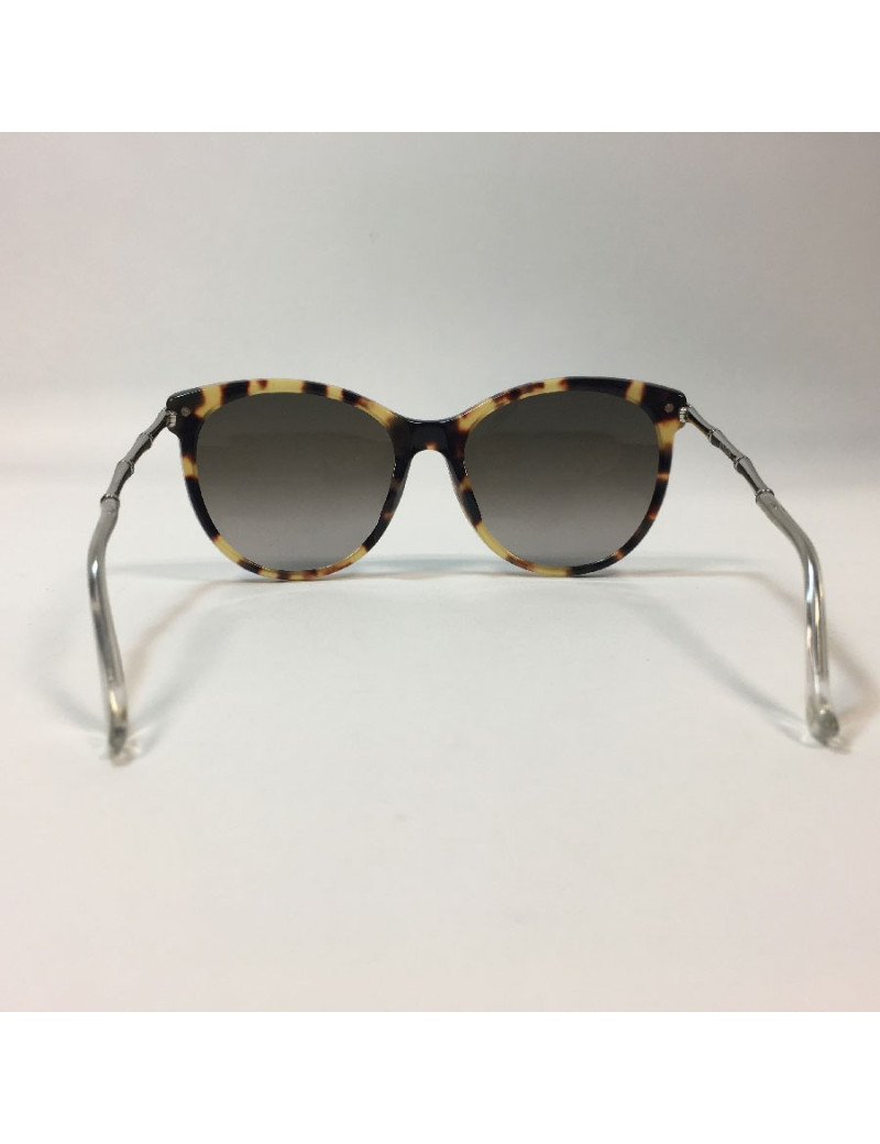 Lunettes de soleil GUCCI branches métal bambou et écaille de tortue