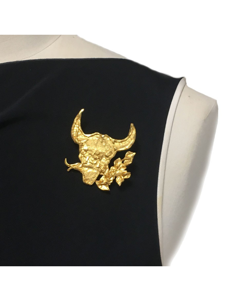 Broche STÉPHANIE SERIÉS métal doré