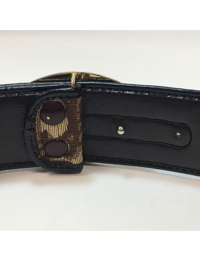 Ceinture CHRISTIAN DIOR en toile monogram marron