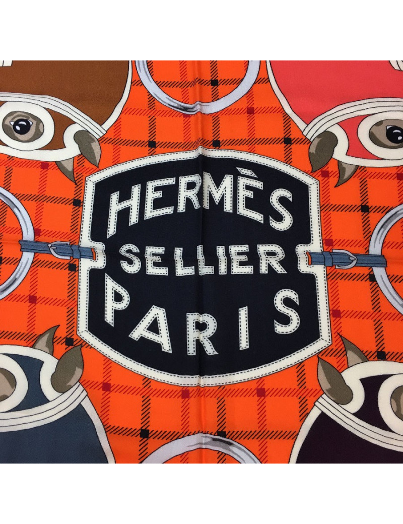 HERMES " Tatersale" shawl in cashmere and silk