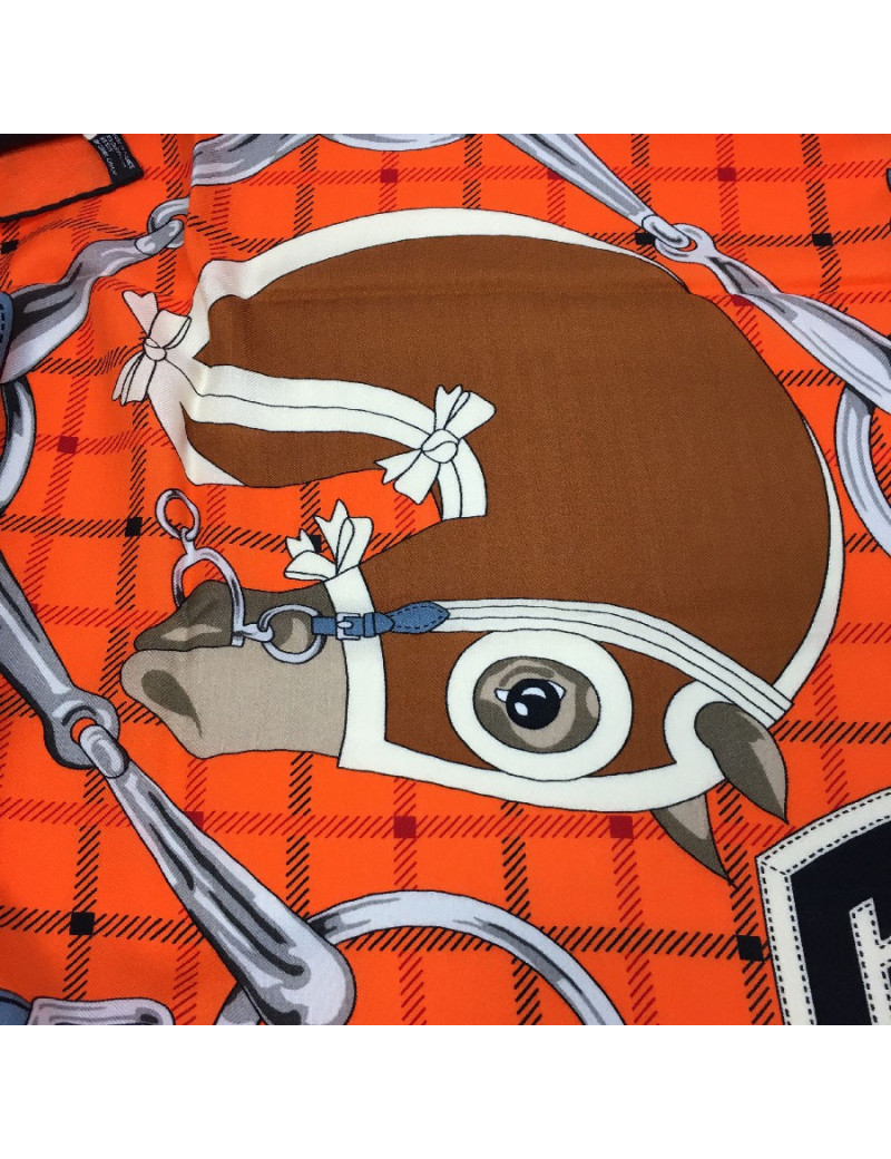 HERMES " Tatersale" shawl in cashmere and silk