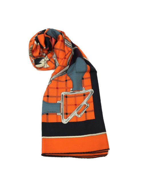 HERMES " Tatersale" shawl in cashmere and silk