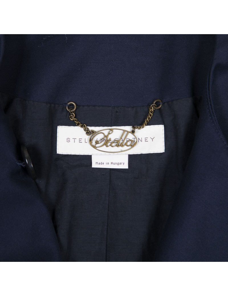 Robe manteau STELLA MC CARTNEY T40 bleu marine