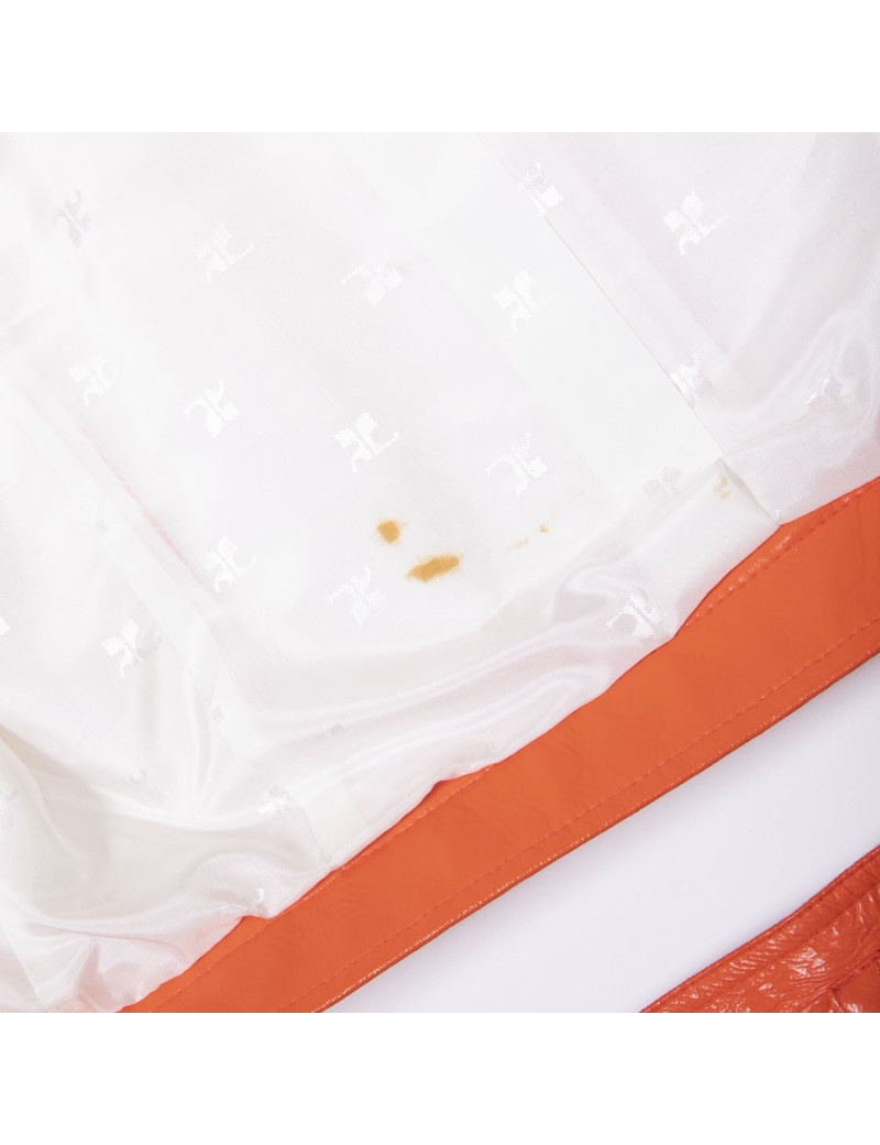 Ensemble bouson et jupe COURREGES orange 