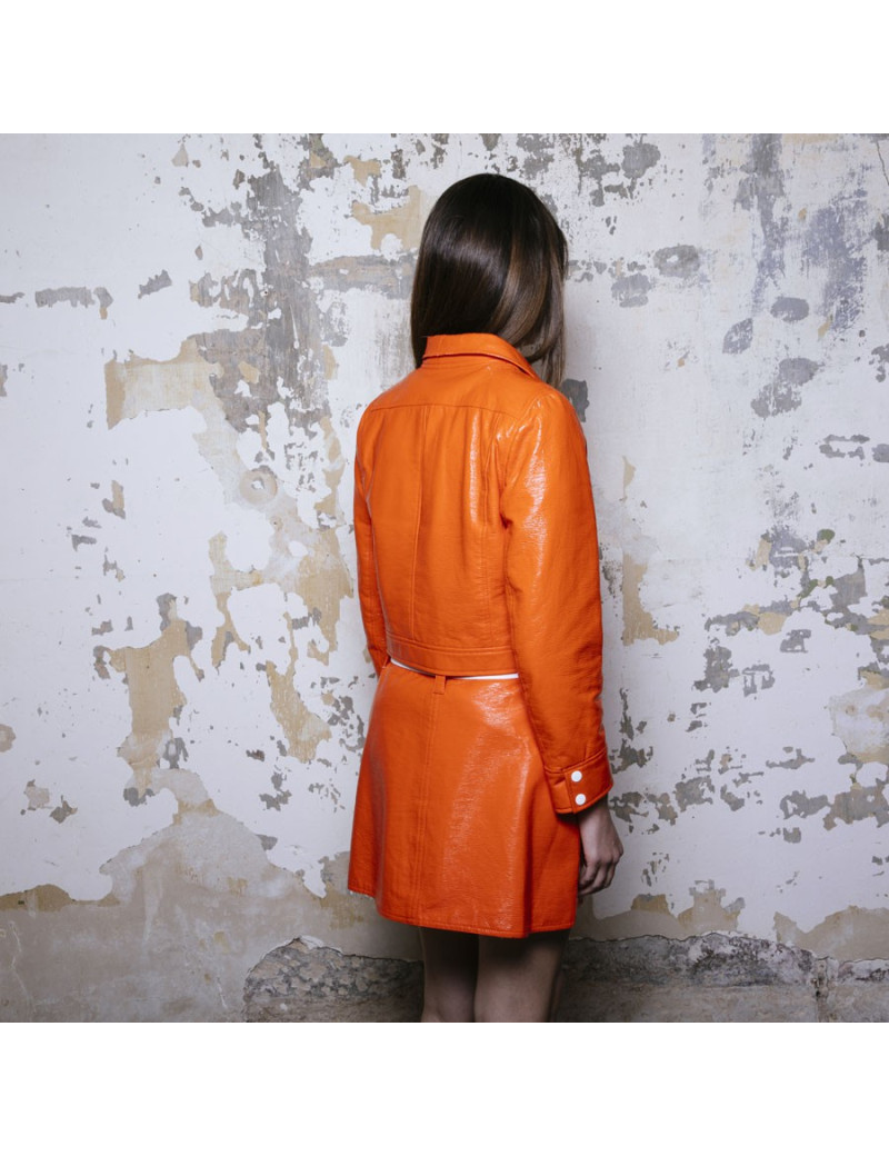 Blouson  et jupe COURREGES orange 
