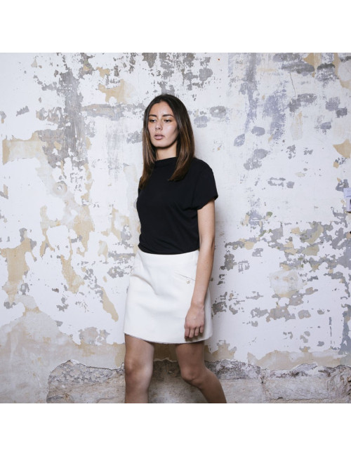 Jupe CHANEL t 38 en laine beige