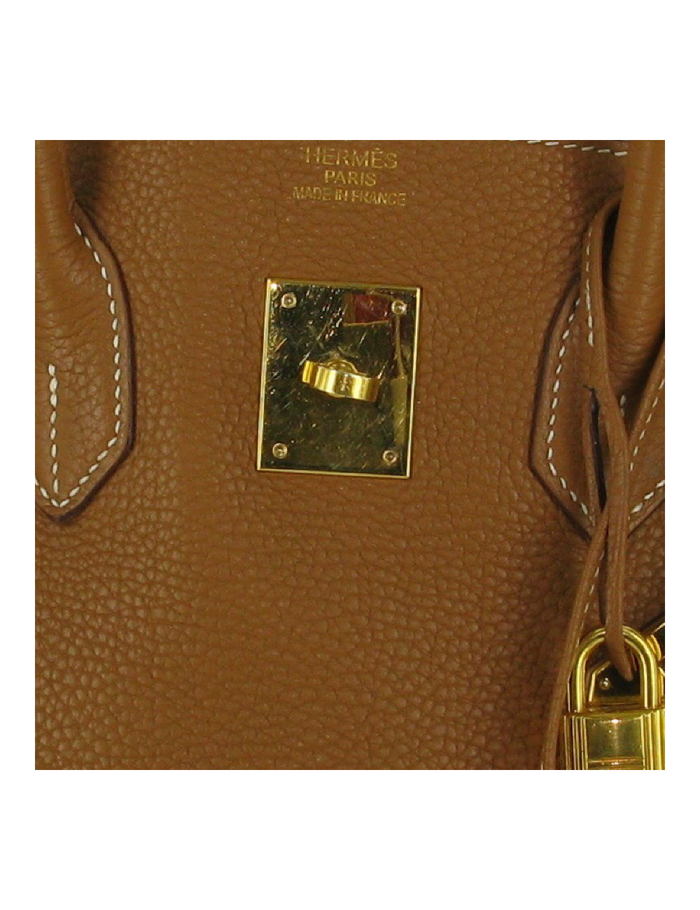 Birkin 35 HERMES Taurillon Clémence Gold