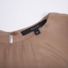 GUCCI dress in camel, black and yellow silk size 40 it / 36 FR