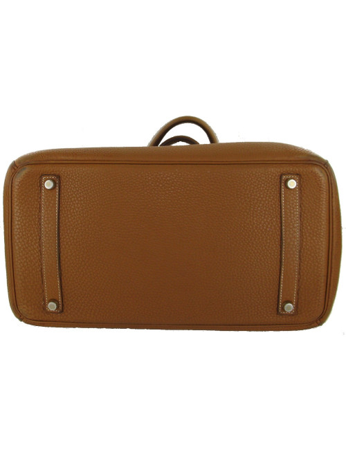 Birkin 35 HERMES Taurillon Clémence Gold