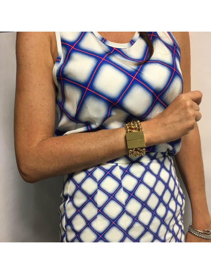 Bracelet BEXROX en métal doré