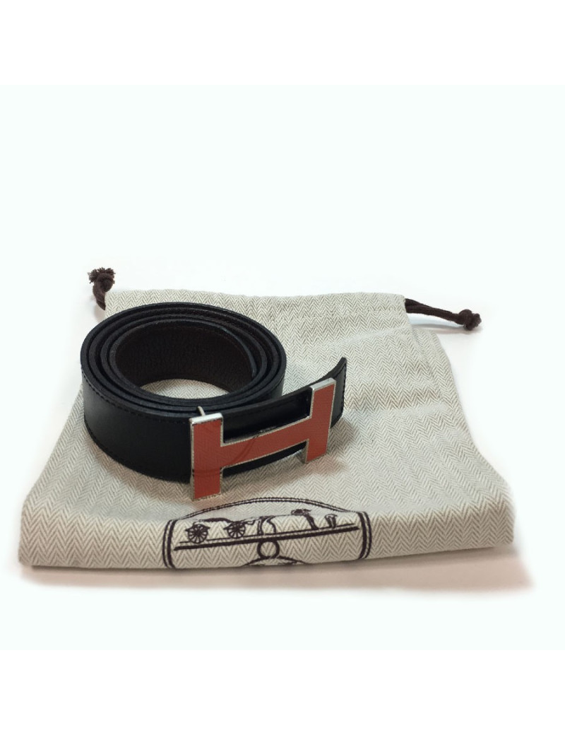 Ceinture T  HERMES boucle émaillée
