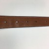 HERMES belt in gold barénia leather size 78