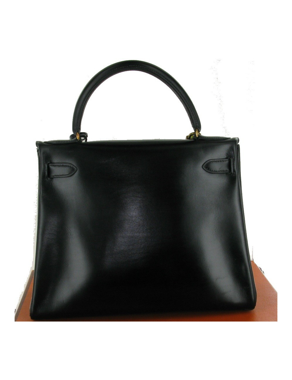 Kelly 25 HERMES vintage box noir