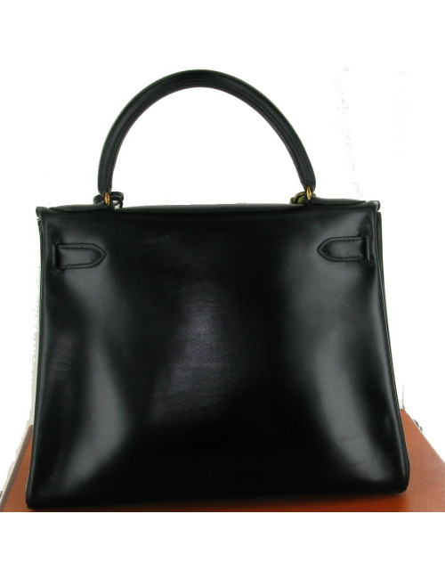 Kelly 25 HERMES vintage box noir