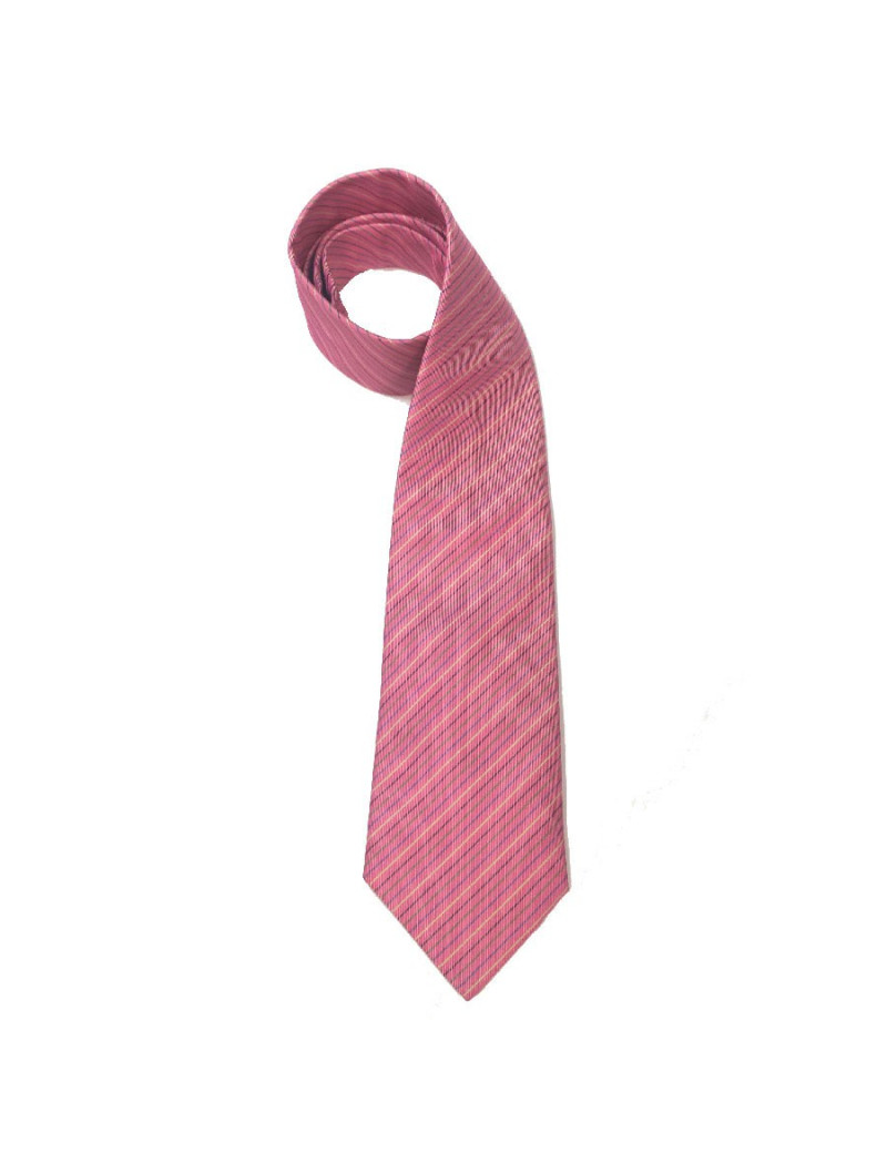 Cravate HERMES soie rose